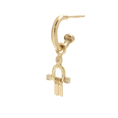 Temple Charm on a Hoop