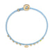 Easygoing Diamond Eye Charm Bracelet in Sky