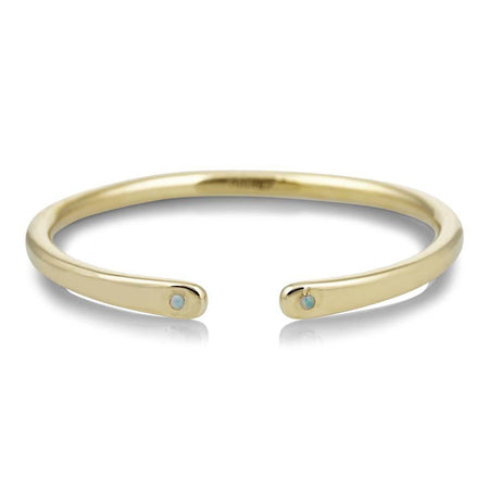 Open Cuff with Opals