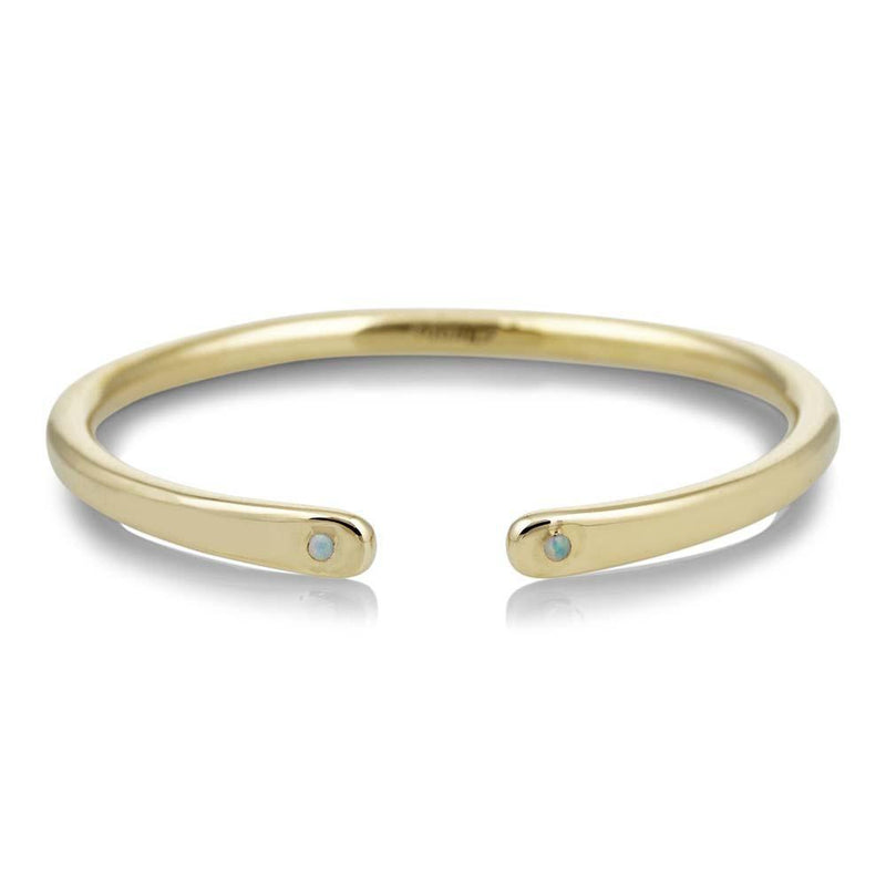 Open Cuff with Opals