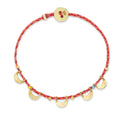 Luna Caravan Bracelet in Hot Pink, Orange and Red