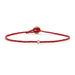 DIAMOND ECO-CORD BRACELET IN SCARLET