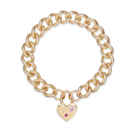 Night Market Heart Chain Bracelet