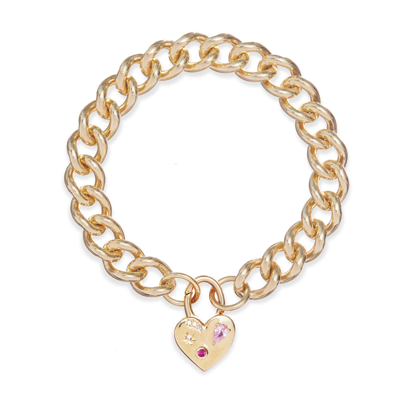 Night Market Heart Chain Bracelet