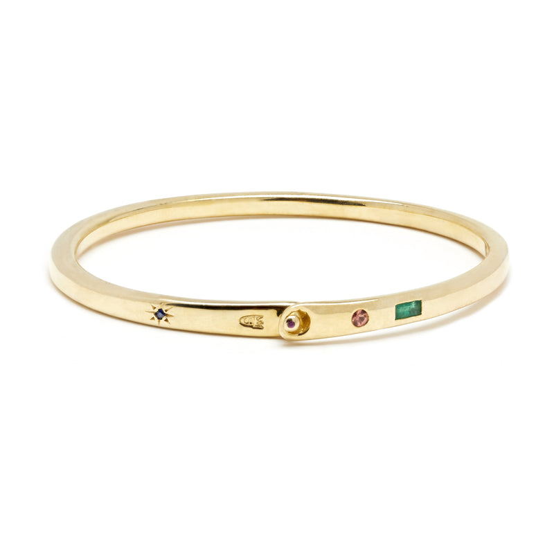 Night Market Bangle with MIXED STONES