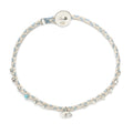 Easygoing Eye Charm Bracelet in Ballet Pink and Sky