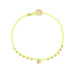Easygoing Diamond Eye Charm Bracelet in Neon Yellow/Natural Blend