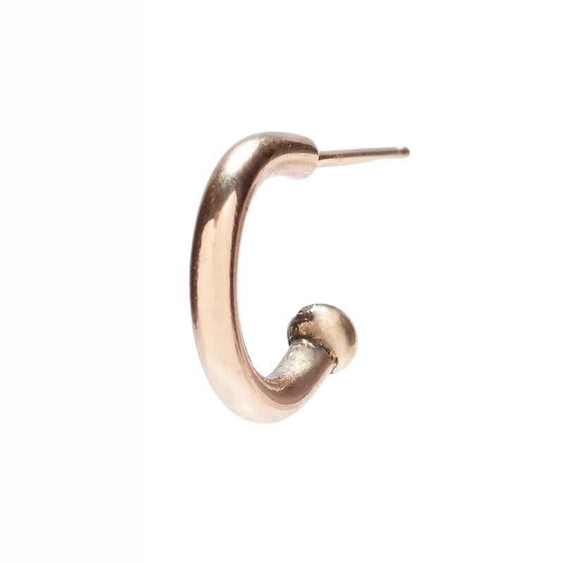 A Mini Hoop in Gold