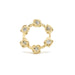 Hugging Wheel Studs in Gold with Diamonds