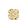 Endless Knot Studs in Gold with Diamonds