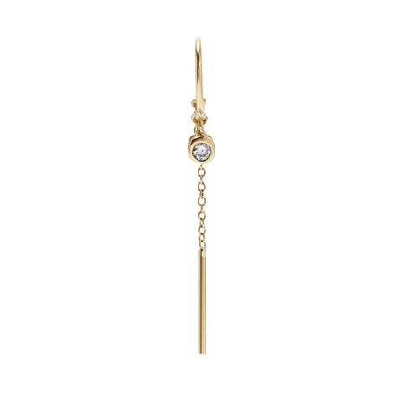 Classic Diamond Threader in Gold
