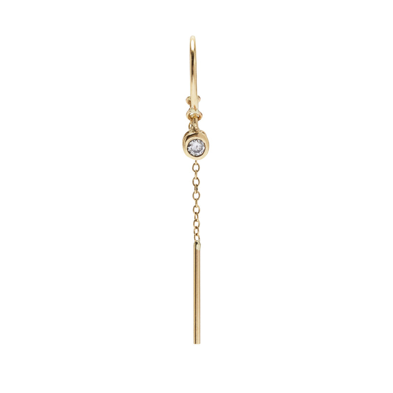 Classic Diamond Threader in Gold