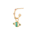 Kite Earring with Emerald