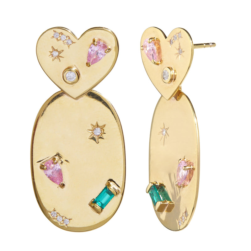 Night Market Heart Earrings