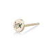 Juxtaposed Emerald Stud