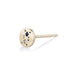 Juxtaposed Sapphire Stud