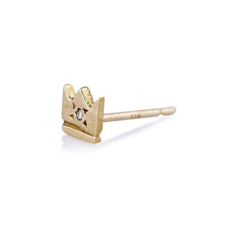 Crown Stud in Gold