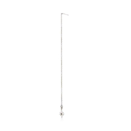 Nova Thread Through Earring in Silver