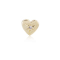 Heart Stud in Gold