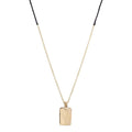 Tag Braid Necklace in Gold