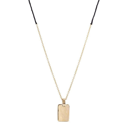 Tag Braid Necklace in Gold
