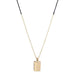 Tag Braid Necklace in Gold