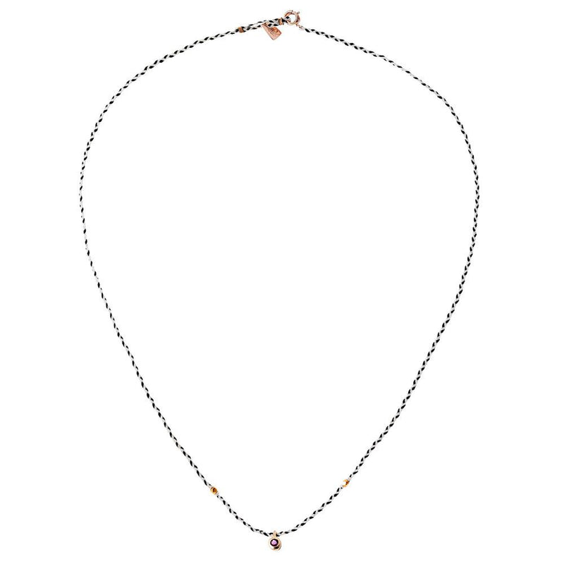 Carnival Necklace in Gold with Ruby
