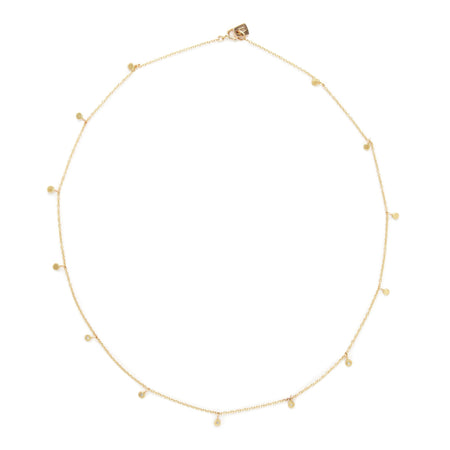 Fairy Lights Necklace with Diamonds