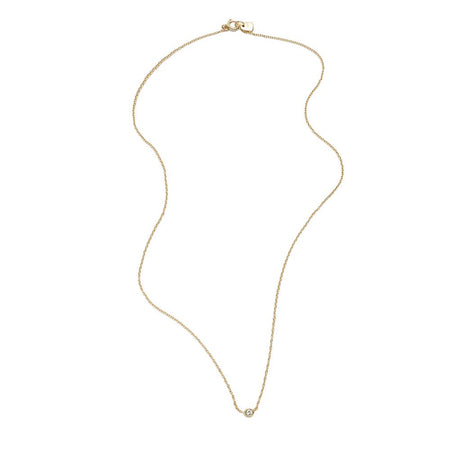 Classic Bezel Necklace in Gold