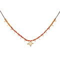 Lotus Flag Confetti Necklace in Gold