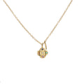 Endless Knot Pendant Necklace in Mixed Stones