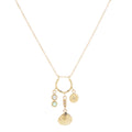 Ocean Treasure Necklace in Gold with opal