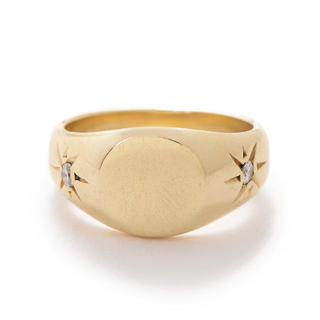 Pinky Signet Ring in Gold