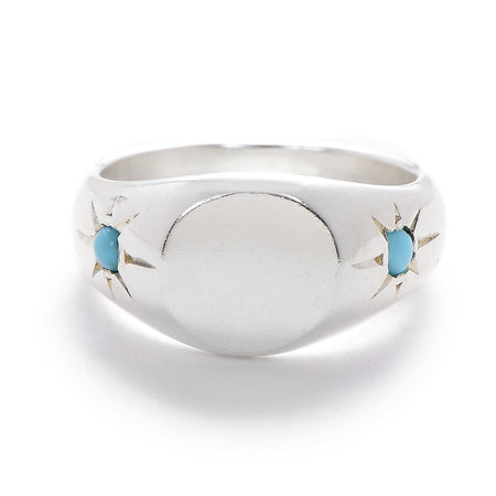 Pinky Signet Ring in Silver