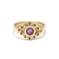 Evil Eye Ring in Gold with Ruby