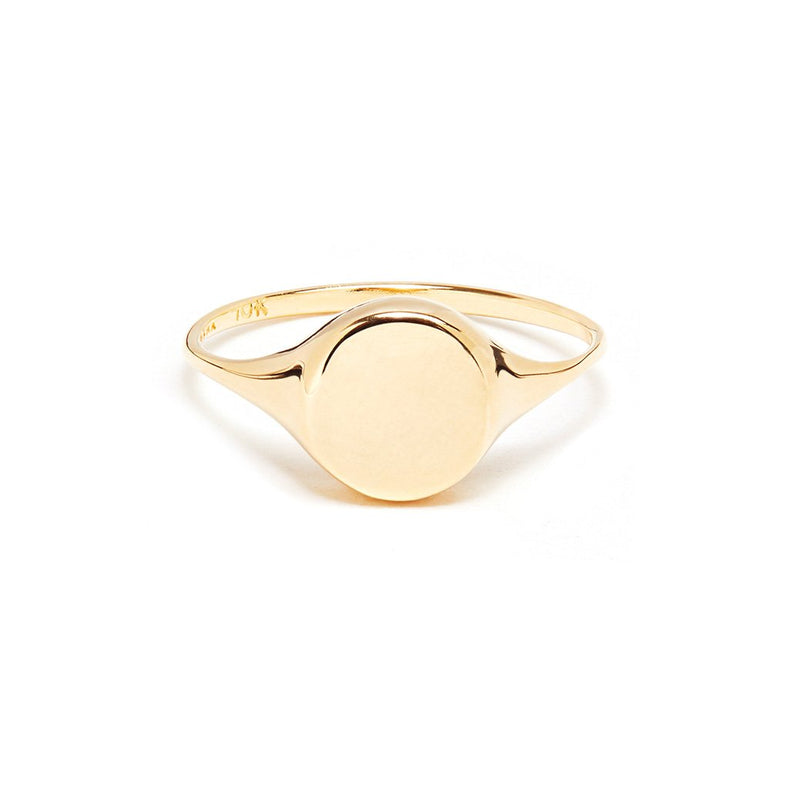 Perfect Signet Ring in Gold