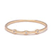 TRIO RING IN 10K GOLD with DIAMONDS