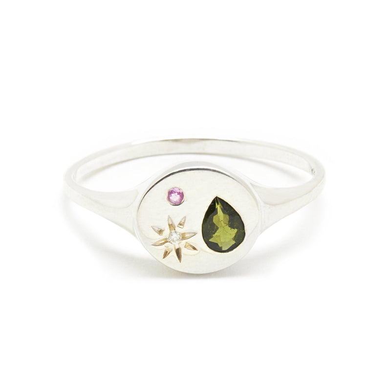 Mini Night Market Ring in Sterling Silver