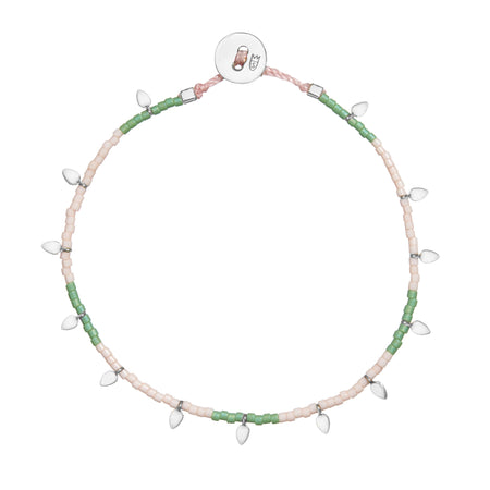 Silver Fairy Wings Beaded Bracelet