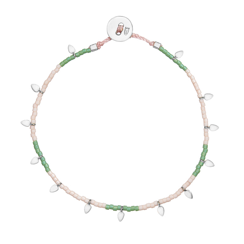 Silver Fairy Wings Beaded Bracelet