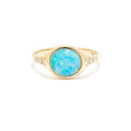 Opal Signet Ring