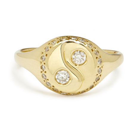 Yin-Yang Signet Ring