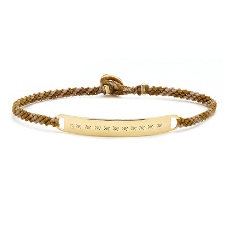 Diamond ID Bar Macrame