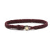 Classic Fishtail Star Button Bracelet in Plum