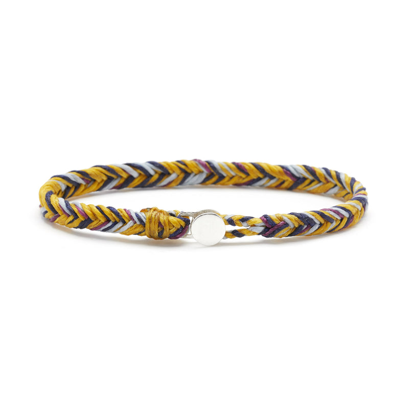 Classic Fishtail Button Bracelet in Airly Blend