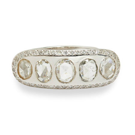 Frida Diamond Ring in White Gold