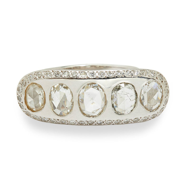 Frida Diamond Ring in White Gold
