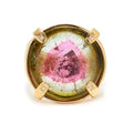 Edwardian Tablet Ring with Tourmaline