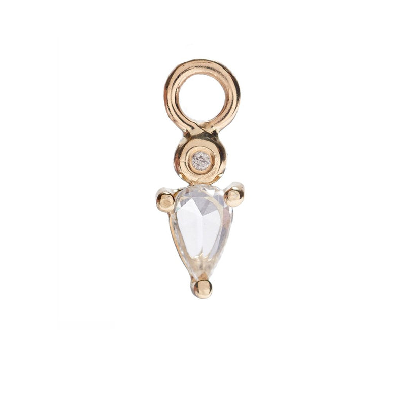 Droplet Charm with Diamond