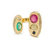 Audre Ring with Rubellite and Mixed Stones